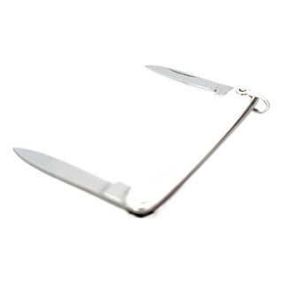 Tiffany & Co Estate Pocket Knife Sterling Silver 15 Grams Estate For Sale