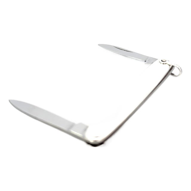 Tiffany & Co Estate Pocket Knife Sterling Silver 15 Grams Estate For Sale