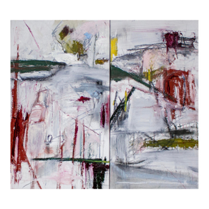 "Unwilling Confrontation of a Repressed Mirror" Original Abstract Painting by Brian Jerome