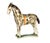 Early 19th Century Antique Newcastle Prattware Pottery Horse Figure, English Folk Art Attributed to St. Anthony’s Pottery, Newcastle Upon Tyne For Sale - Image 5 of 6