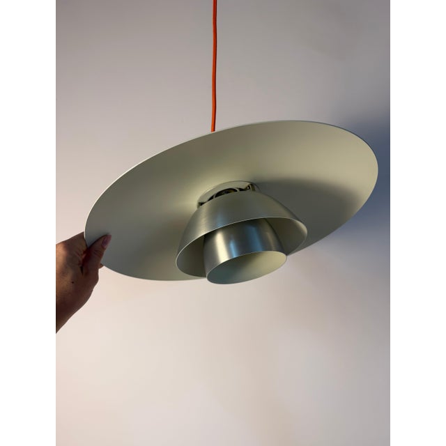 Silver Brushed PH4/3 Louvered Lamp by Poul Henningsen for Louis Poulsen For Sale - Image 3 of 11