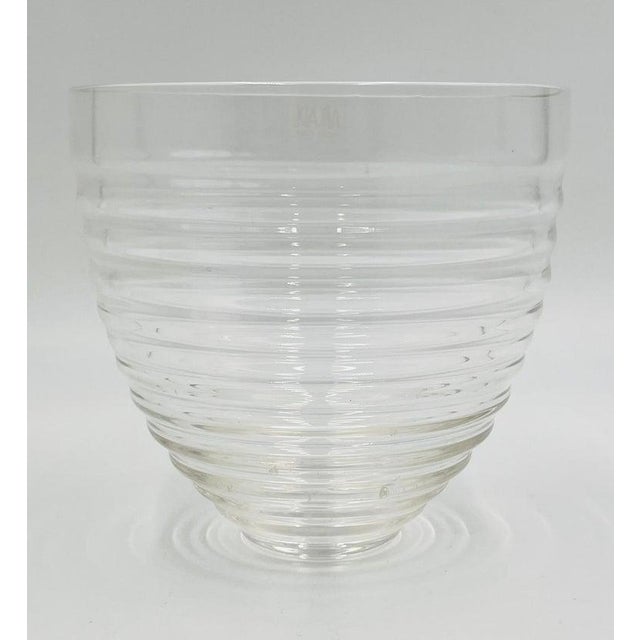 Glass 1980s Murano Glass Bowl by Roberto Faccioli for Arcade Italy For Sale - Image 7 of 15