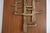 Peter Pepper Products Brutalist Torch-Cut Brass Wall Sculpture on Walnut Panel For Sale - Image 9 of 10