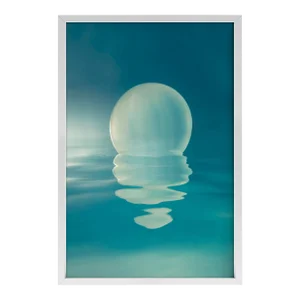 Lone by Mallory Morrison Print with White Frame - 24 X 36