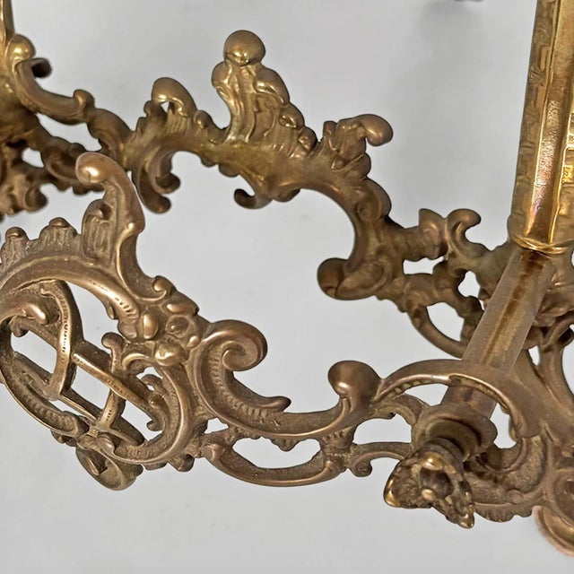 Italian Baroque-Style Bronze Table Bookstand, 1950s For Sale - Image 17 of 18