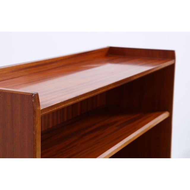 Mid-Century Mahogany 4-Shelf Bookcase For Sale - Image 9 of 12