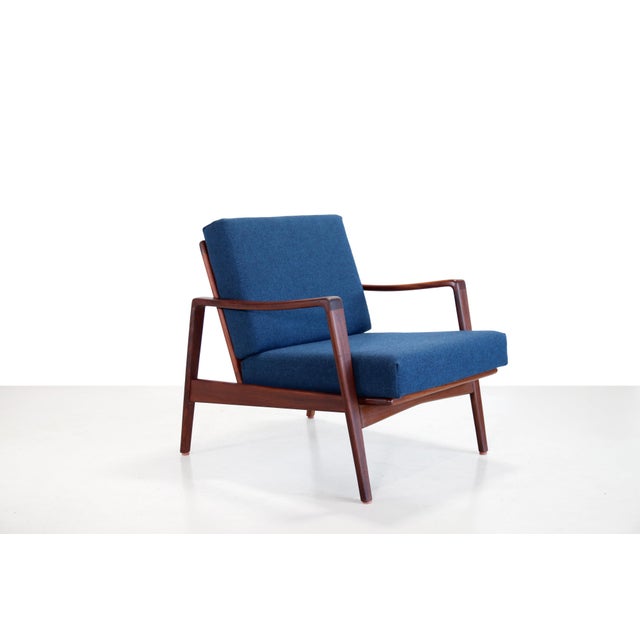 Komfort Teak Armchair by Arne Wahl Iversen for Komfort, 1950s For Sale - Image 4 of 8