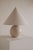 Textile Beige Cone Table Lamp For Sale - Image 7 of 8