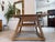 Wood Rustic Farmhouse Dining Table in Natural Wood For Sale - Image 7 of 17