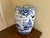 Late 20th Century Blue and White Porcelain Chinoiserie Chinese Garden Stool or Side Table For Sale - Image 4 of 12