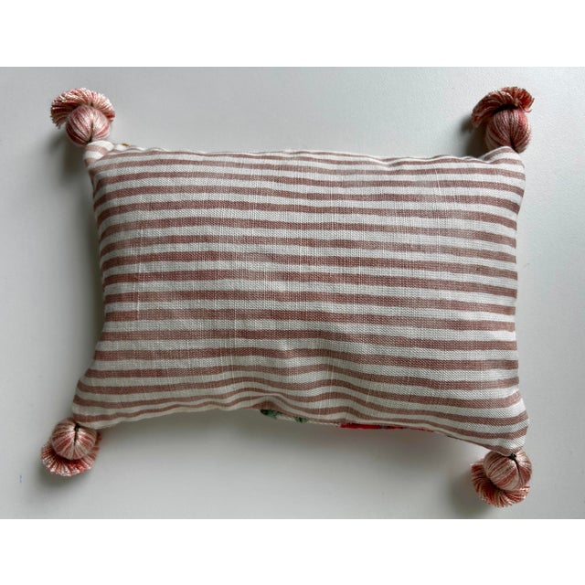 Schumacher, Nina Campbell, Samuel & Sons Lavender-Filled Decorative Pillows - Collection of 2 (1 Large, 1 Small) For Sale - Image 11 of 12