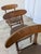 Vintage Wooden Dining Chairs with Brown Leather Seats, 1970s, Set of 3 For Sale - Image 14 of 18