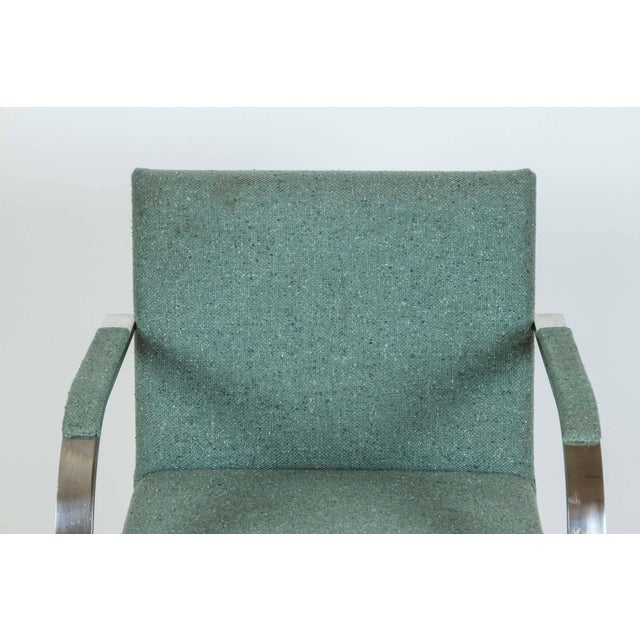 Metal Vintage Mid Century Mies Van Der Rohe Brno for Knoll Chair- a Pair For Sale - Image 7 of 10