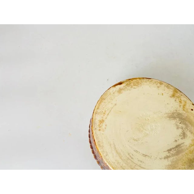 Brown Ceramic Dish in Brown by Villeroy & Boch for Boch Frères, 1970 For Sale - Image 8 of 10