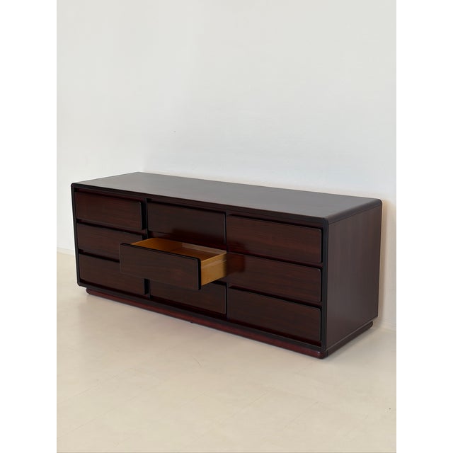 Low Vintage Chest of Drawers, 1970s For Sale - Image 3 of 13