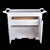 Asian Ming Style White Server For Sale - Image 3 of 6