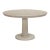 Bunny Williams Home Fluted Pedestal Belvedere Dining Table in Whitewash For Sale