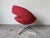 1980s Vintage Italian Postmodern-Style Red Swivel Lounge Chair by Italianadivani/ Sold For Sale - Image 5 of 12