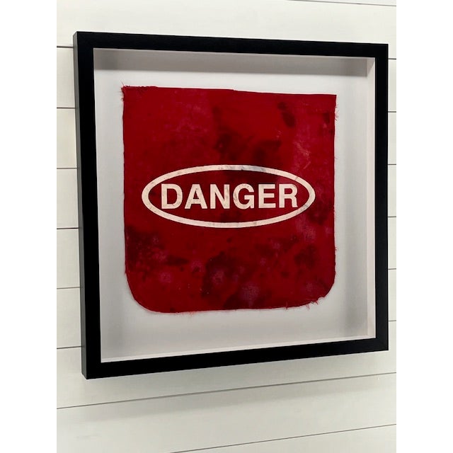 Vintage Danger Flag For Sale In Atlanta - Image 6 of 6