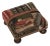 English 00 English Traditional Library Motif Tapestry Footstool With Bun Feet For Sale - Image 3 of 3