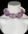 Lavender 2000s Oscar De La Renta Necklace Choker Amethyst Large Smooth Tumble Beads Signed For Sale - Image 8 of 12