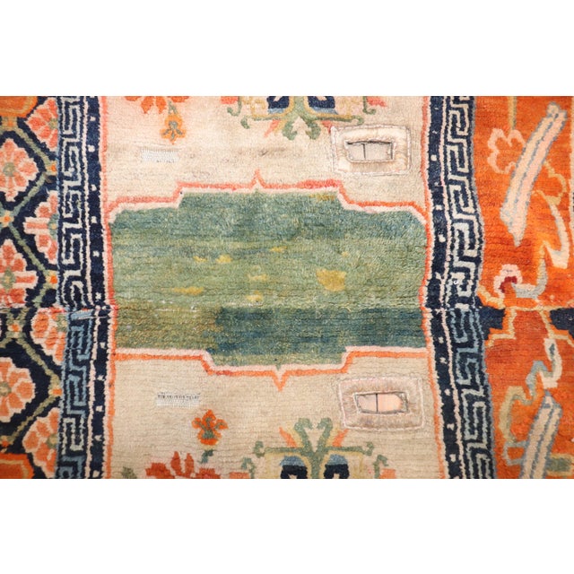 Early 20th Century Tibetan Saddlebag Textile Rug - 2'2" x 3'5" For Sale - Image 14 of 18
