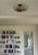 Mid-Century Modern Vintage Brass Pendant With Great Patina Fully Wired and Ready to Hang For Sale - Image 3 of 5
