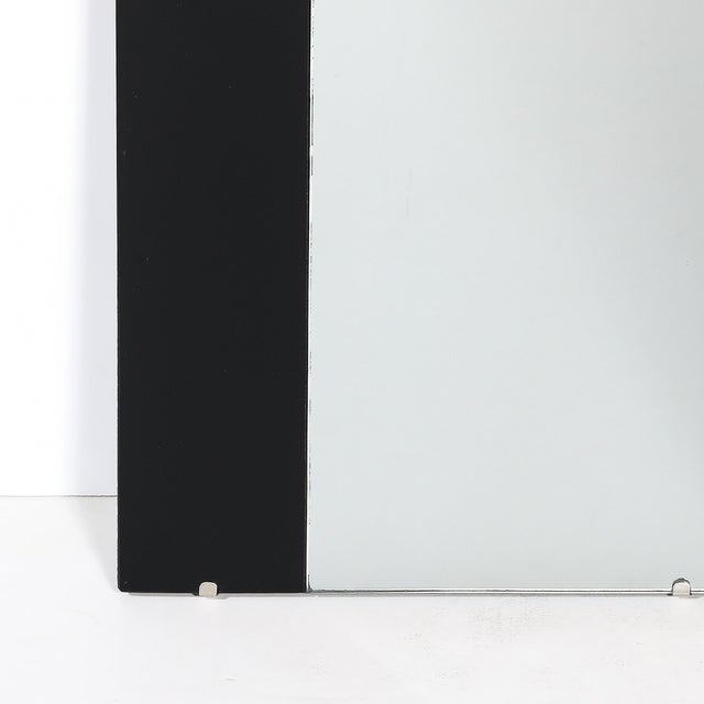 Art Deco Machine Age Tri-Panel Vitrolite Mirror For Sale In New York - Image 6 of 11