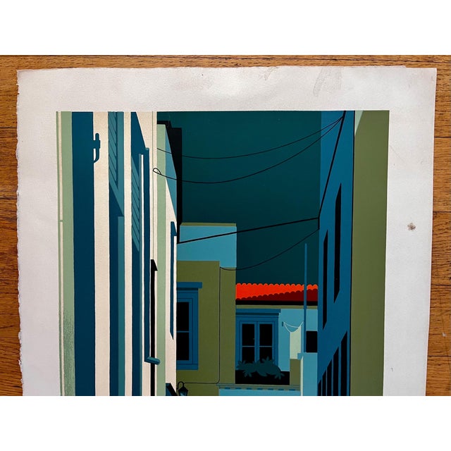 Paper Original Screen Print By Betsey Bates, circa 1979 For Sale - Image 7 of 12