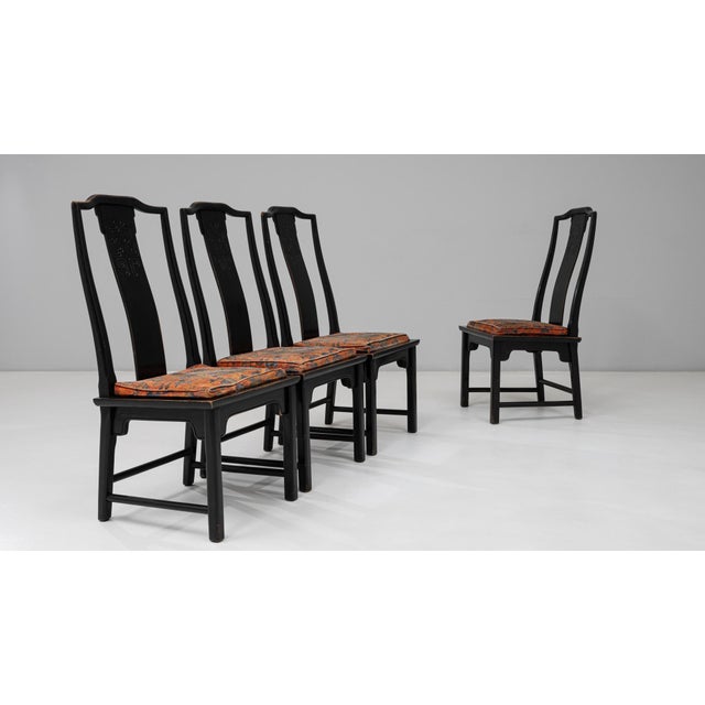 Chinese 20th Century Chinese Anderson & Daishi Wooden Dining Chairs - Set of 4 For Sale - Image 3 of 18
