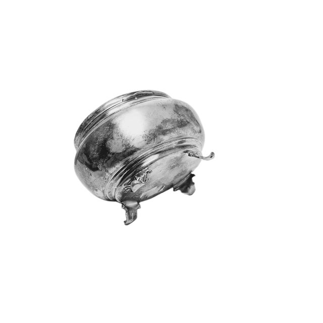 Art Deco Silver Sugar Bowl, 1950s For Sale - Image 6 of 13