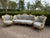 1940 European Louis XVI Gold Beech Sofa Set - 3 Pc For Sale - Image 10 of 18