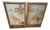 Unknwon, Giraffe Prints, 1990s, Wood & Paper, Framed For Sale