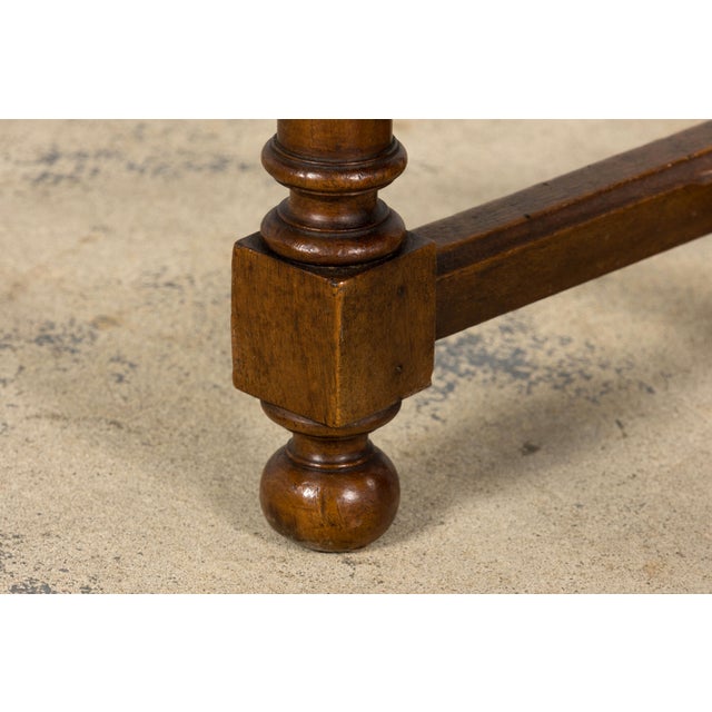 Antique French Henri II Style Walnut Caned Dining Chairs, Set of 8 For Sale - Image 9 of 18