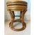 Vintage Italian Round Rattan Bamboo and Cane Stool With Woven Top For Sale - Image 12 of 13