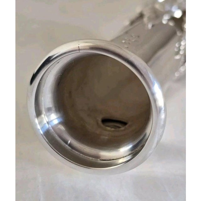 Sterling Silver Pierced Posy Holder from Hugh Crawshaw, Sheffield, 2004 For Sale - Image 9 of 18