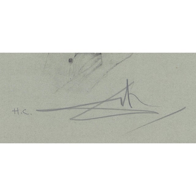 Realism "Portrait of Picasso" Limited Edition 1970 Salvador Dalí Print For Sale - Image 3 of 3