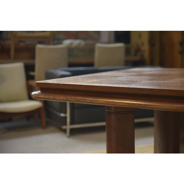 Oak Table in the style of Charles Dudouyt, 1940s For Sale - Image 6 of 12