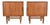 1950s Pair of Teak Tambour Door Nightstands by Sven Madsen for Falster For Sale