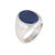 Vintage Tiffany & Co lapis lazuli ring family crest signet ring crafted in platinum (circa 1950s to 1960s). Lapis lazuli...