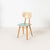 Wood Mid-Century Modern Dining Chairs in Blue Painted Plywood, Czechoslovakia, 1960s, Set of 4 For Sale - Image 7 of 10