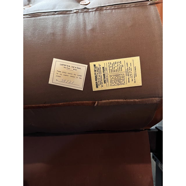 Percival Lafer Brazilian Rosewood & Leather Lounge Chair, Circa 1960s For Sale - Image 15 of 16