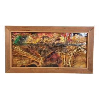 Germain Rotsaert, Painting, 1960s, Copper For Sale