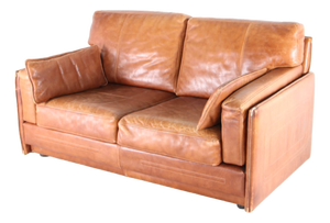 Vintage Two-Seater Sofa in Leather from Roche Bobois, 1970s