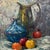 Mid-Century Modern Mid-Century European Impasto Still Life on Canvas by Dutch Artist William Stam For Sale - Image 3 of 16