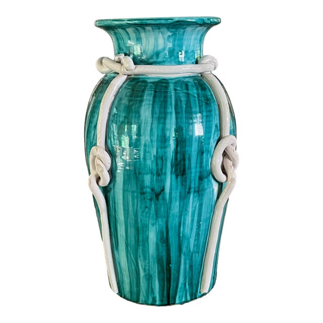 Large Italian Ceramic Vase For Sale