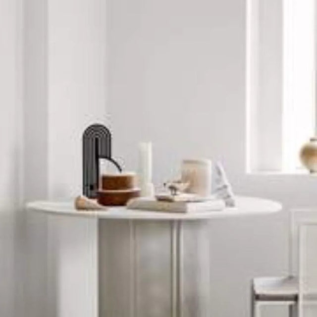 Metal Bahaus Dining Table in Steel by Kristina Dam Studio For Sale - Image 7 of 10