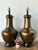 Vintage Boho Monumental Brass and Copper Lamps - A Pair For Sale - Image 9 of 10