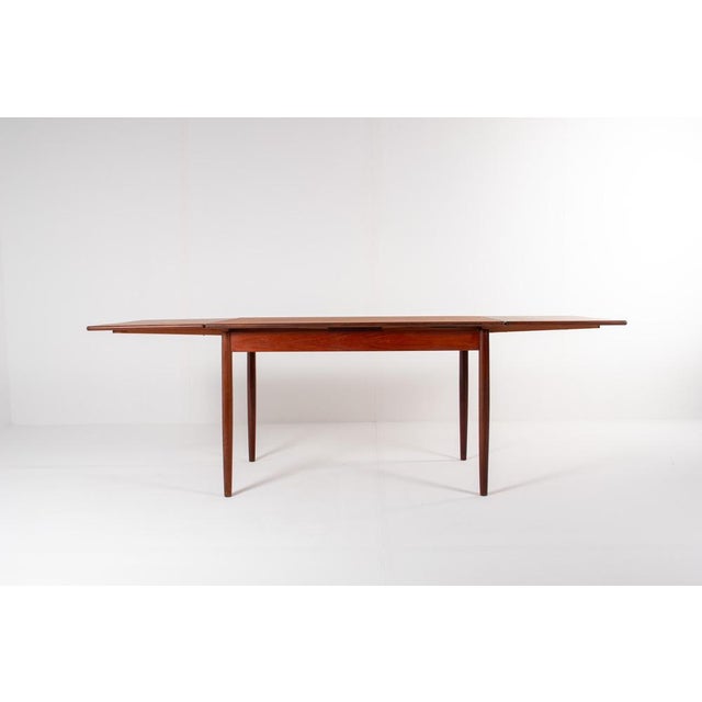 Mid-Century Scandinavian Teak Extendable Dining Table, 1960s For Sale - Image 10 of 15