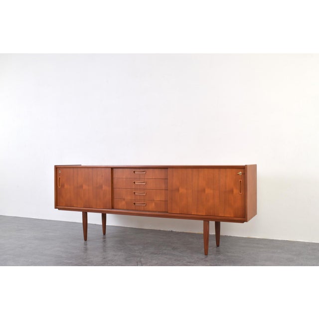 Mid-Century Modern Danish Teak Sideboard, 1960s For Sale - Image 10 of 18